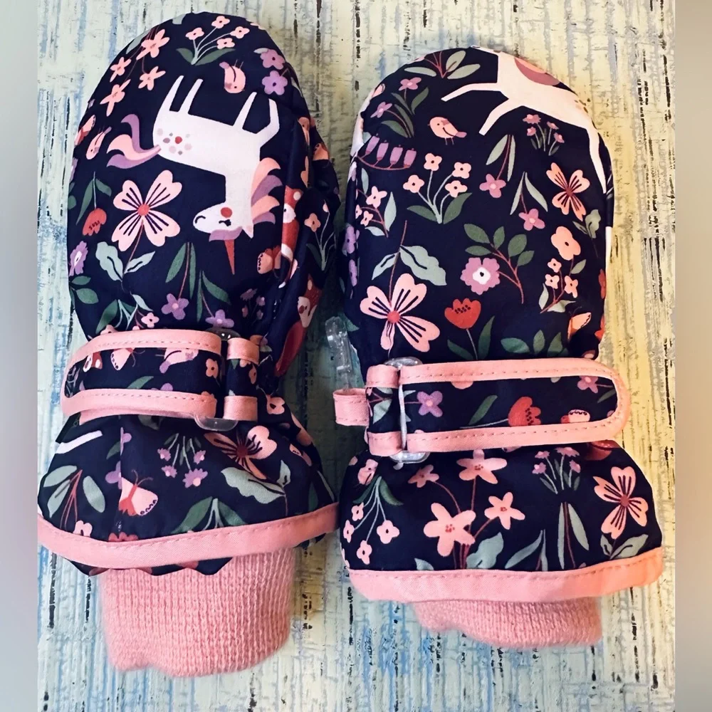 3/$9 Toddler unicorn mittens
